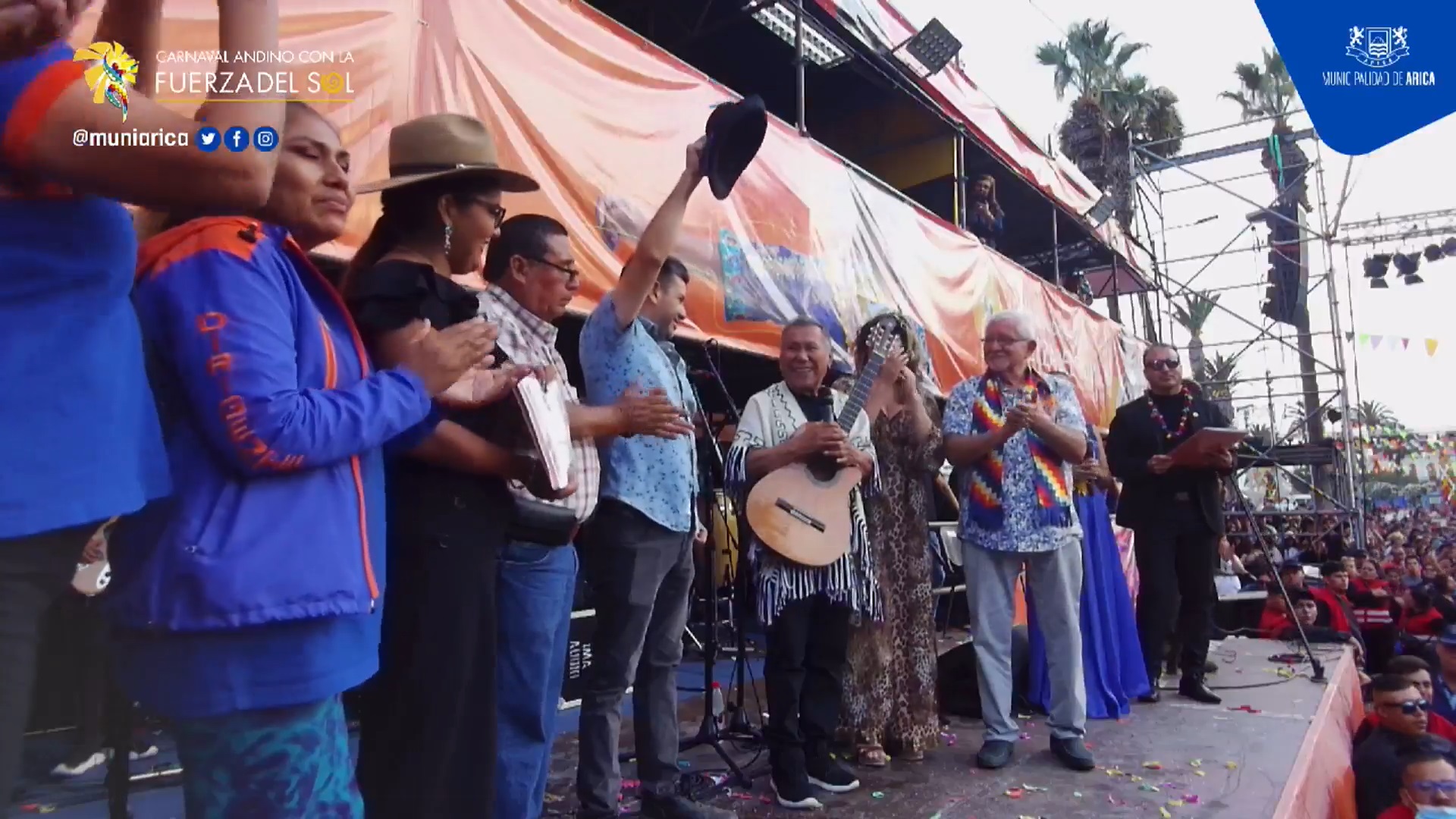 Los Kjarkas reciben reconocimiento internacional de Naciones Unidas en cierre del Carnaval de Arica